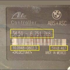 Bomba Hidraulica Abs+Asc Bmw E46-Z3 34.516751767 34516751767 34516751768