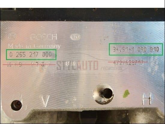 Modulo Hidraulico Abs Bmw E39 Ref Bosch 0 265 217 000 0265217000