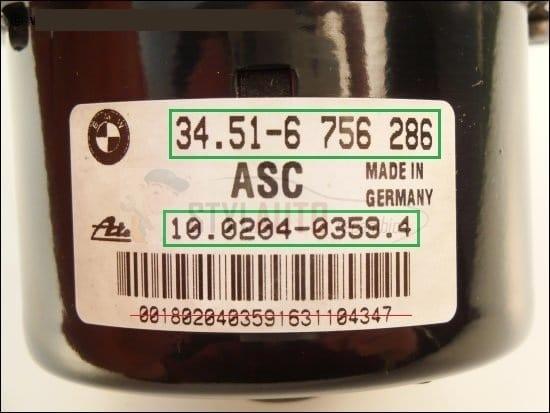 Modulo Abs Bmw 320 Td Ref 5wk8499 / 34.516756286 34.51-6756286 34.51-6756288