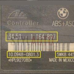 Modulo Asc Bmw Serie 3 E46 34511164896 34.51-1 164 896