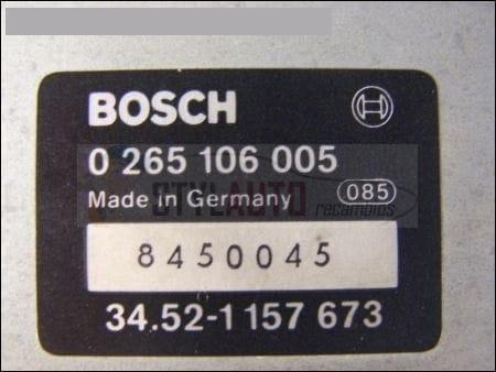 Centralita Abs Bmw E32 E34 Bosch 0 265 106 005 0265106005