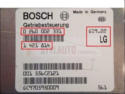 Centralita Caja Cambios Bmw 750i E38 Bosch 0260002331 0 260 002 331
