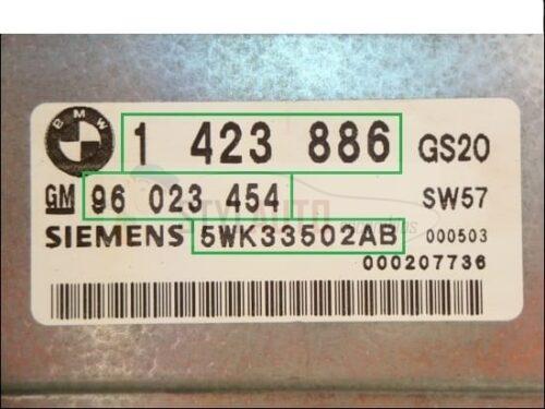 Centralita Cambio Automatico Bmw E46-E39 5wk33502ab 96023454