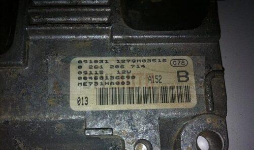 Centralita Motor Alfa 147 1.6 Bosch 0261206714 0 261 206 714 00735018130