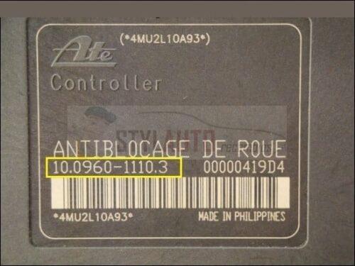 Módulo Hidráulico Abs Citroën C5 9641767380 96 417 673 80 10020600034 10.0206-0003.4