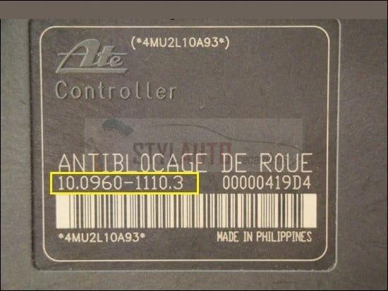 Módulo Hidráulico Abs Citroën C5 9641767380 96 417 673 80 10020600034 10.0206-0003.4