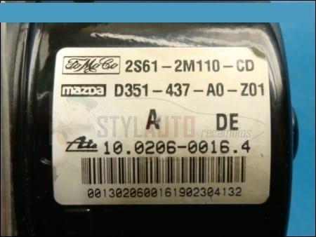 Bomba Abs Ford 2s612m110cd Mazda D351437a0z01 Ate 10020600164 10096001003 2s61-2m110-Cd