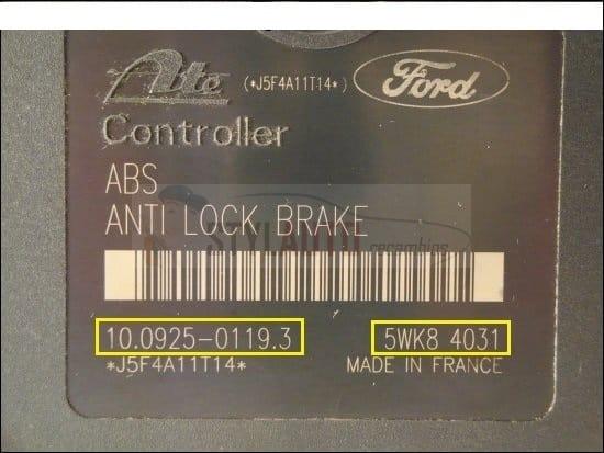 Bomba Abs Ford Focus Ford 2m512m110ee Ate 10020404024 10092501193 5wk8-4031
