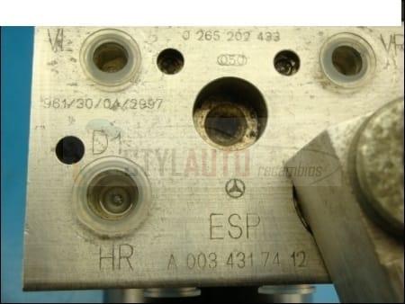 Bomba Abs Mercedes Clase A A0034317412 A 003 431 74 12 0265202433