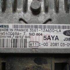 Ecu Fiesta Tdci Ecu 5ws40069a-T Sid804 3s61-12a650-La 3s6112a650la 5ws40069at