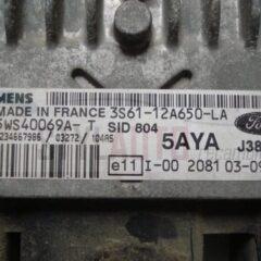 Ecu Fiesta Tdci Ecu 5ws40069a-T Sid804 3s61-12a650-La 3s6112a650la 5ws40069at