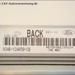 centralita motor ford escort Ford 93AB12A650CB BACK CSD201 EECIV 6949561