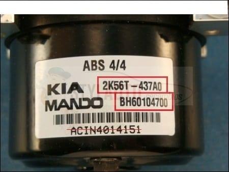 Modulo Abs Kia carnival Abs 2k56t-437a0 Bh60104700 0k2fa-667b0
