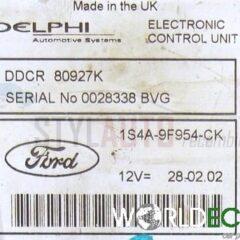 Centralita Ecu Ford Focus 1.8 Tdci 1s4a9f954ck 1s4a-9f954-Ck ddcr80927k delphi