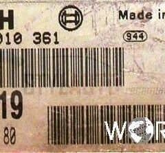 CENTRALITA DE MOTOR PEUGEOT 406 2.0 HDI BOSCH 0281010361, 0 281 010 361, 9641607680, 96 416076 80, EDC15C2 19,