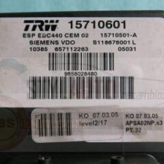 Bomba Hidráulica Abs Peugeot 407 Trw 15710501a S118676001l 15710601