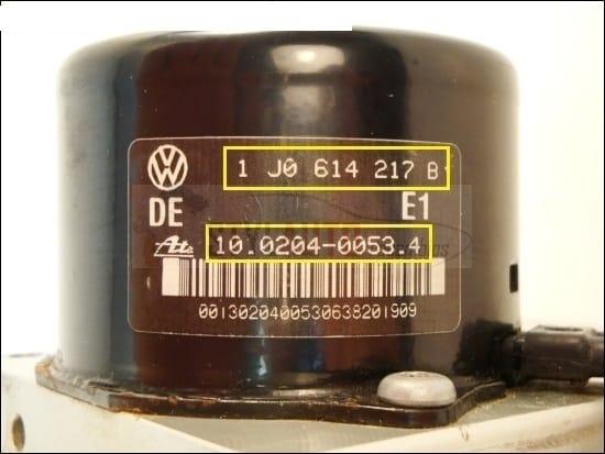 Módulo Hidráulico Abs Audi A3 1j0 614 217 B 1j0614217b 10.0204-0053.4 1j0907379e
