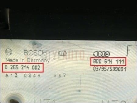 Modulo Abs Audi A4 Abs Audi 8d0614111 Bosch 0265214002 8d0 614 111