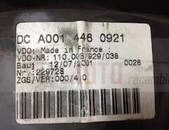 CUADRO MERCEDES SPRINTER CDI A0014460921
