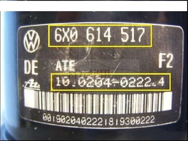 BOMBA ABS VW SEAT 6X0614517 1C0907379