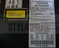 RADIO CD MP3 TOYOTA AURIS 86120-02520