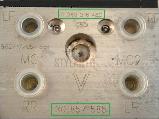 modulo abs volvo v40 30-857-585 Bosch 0-265-216-462 0-273-004-224