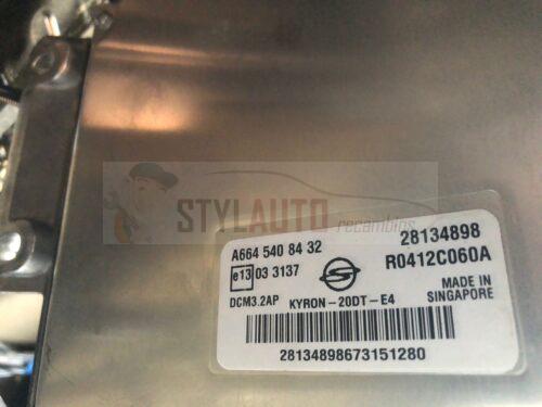 CENTRALITA DE MOTOR SSANYONG KYRON A664 540 84 32 A6645408432 R0412c015a
