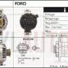 ALTERNADOR NUEVO FORD TRANSIT TOURNEO 2.0 0124415016 0124415030