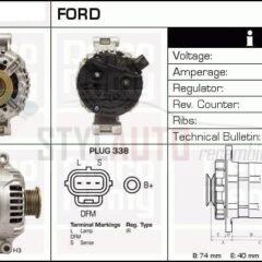 ALTERNADOR NUEVO FORD TRANSIT TOURNEO 2.0 0124415016 0124415030