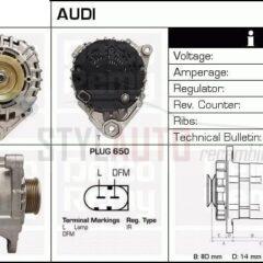 alternador nuevo vw audi tdi 0124515028 - 0124515040 - 0986044330 059903015G - 06C903016 - 078903016F - 078903016H