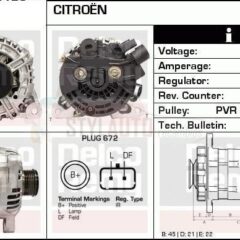 alternador nuevo citroen hdi 0124525035 - 0124525126 - 0986046240
