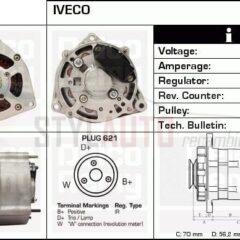 alternador nuevo iveco daily - 0 120 488 224 - 0 120 489 730 - 0 986 030 310 - 0120488153 - 0120488234 - 0120488283