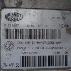 ceNTRALITA DE MOTOR FIAT PANDA Fiat Panda 169 1.2L 51782647 0051782647 6160112702 IAW4AFS2