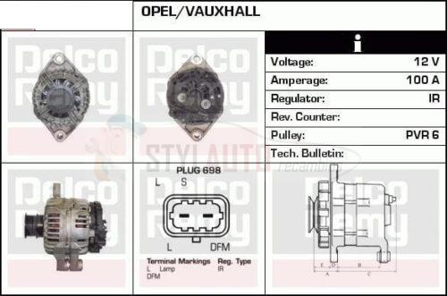 ALTENADOR NUEVO OPEL ASTRA VECTRA ZAFIRA 1.9 CDTI 0124325172