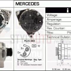 ALTERNADOR NUEVO MERCEDES VITO 2.3D 0 123 320 047 - 0 123 320 062 - 0986040170