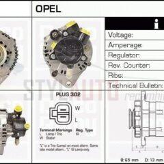 ALTERNADOR OPEL 1.7 DTI 1204158 - 6204140 - 93175799