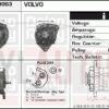 alternador volvo caterpillar 0120469032 2871c202
