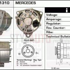 Alternador Mercedes-Benz NG 0120489231, 0120489727