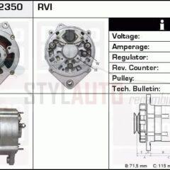Alternador Renault Trucks 0120468140, 0120468154, A3TA8491