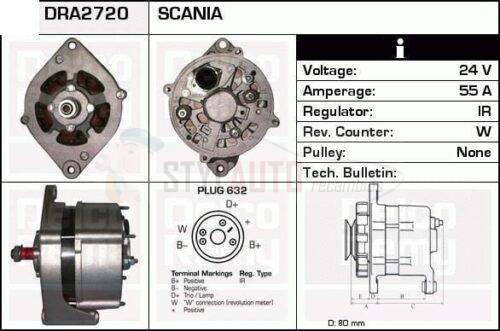 Alternador Scania 3, Pegaso, 0120469959, CA227IR
