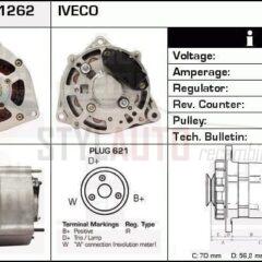Alternador Iveco 0120488153, 0120488283, CA702IR