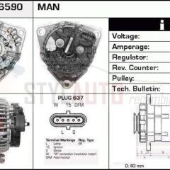 Alternador Man 0124655009