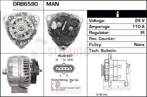 Alternador Man 0124655009