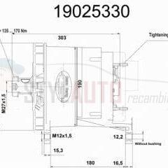 Alternador Mercedes-Benz Actros, Bus, 0120689530, 0120689535, 0120689571, 0986038290, CA1236IR