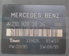 centralita de CARROCERIA W210. REFERENCIA MERCEDES: 2108203826 / 210 820 38 26