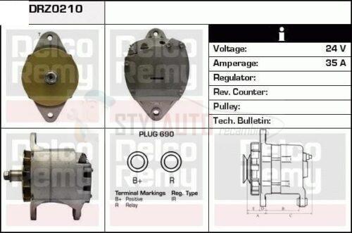 Alternador Caterpillar 1117640, OR2698