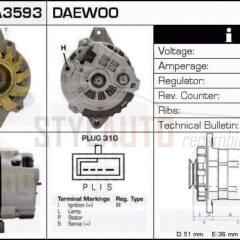Alternador Daewoo Espero, Nubira, 219091, 96224432,96252548,96252548,CA1386IR