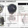 Alternador Cadillac Escalade, Chevrolet, 10464084,10480251,10480343
