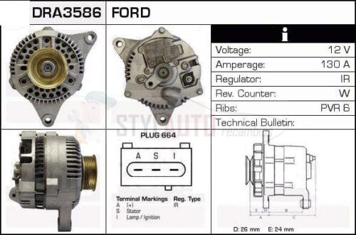 Alternador Ford, 96BB-10300BA, CA1316IR, F5RU-10300-BB, XLIU-10300BB, XLIU-10300BC