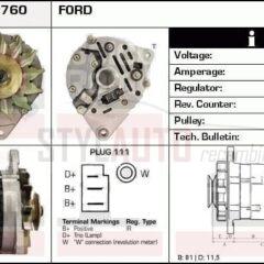 Alternador Ford, 0120489048, 0120489074, 0120489090, 82FB-10300-EA, CA305IR, 0120489099